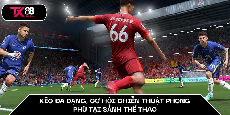 Kèo đa dạng, cơ hội chiến thuật phong phú tại sảnh thể thao